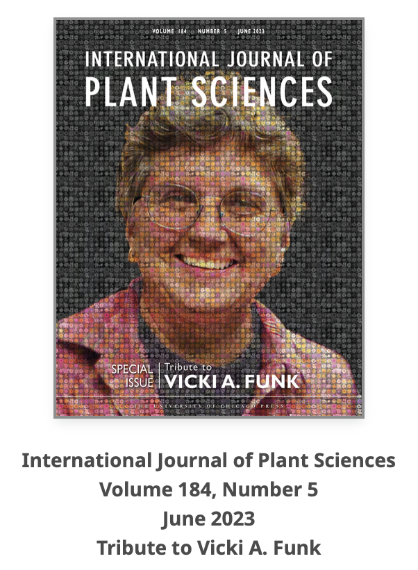 The cover of the <i> IJPS </i> Tribute to Vicki A. Funk special issue.