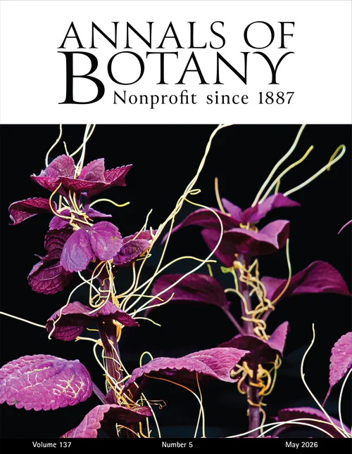 PI Ekwealor and collaborators' paper on parasitic plants was featured on the May 2026 issue.